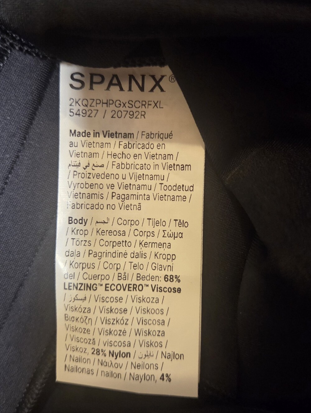 Spanx The Perfect Pant High Rise Wide Leg Pull-On Black Ponte Trousers Size 3X - Picture 7 of 8